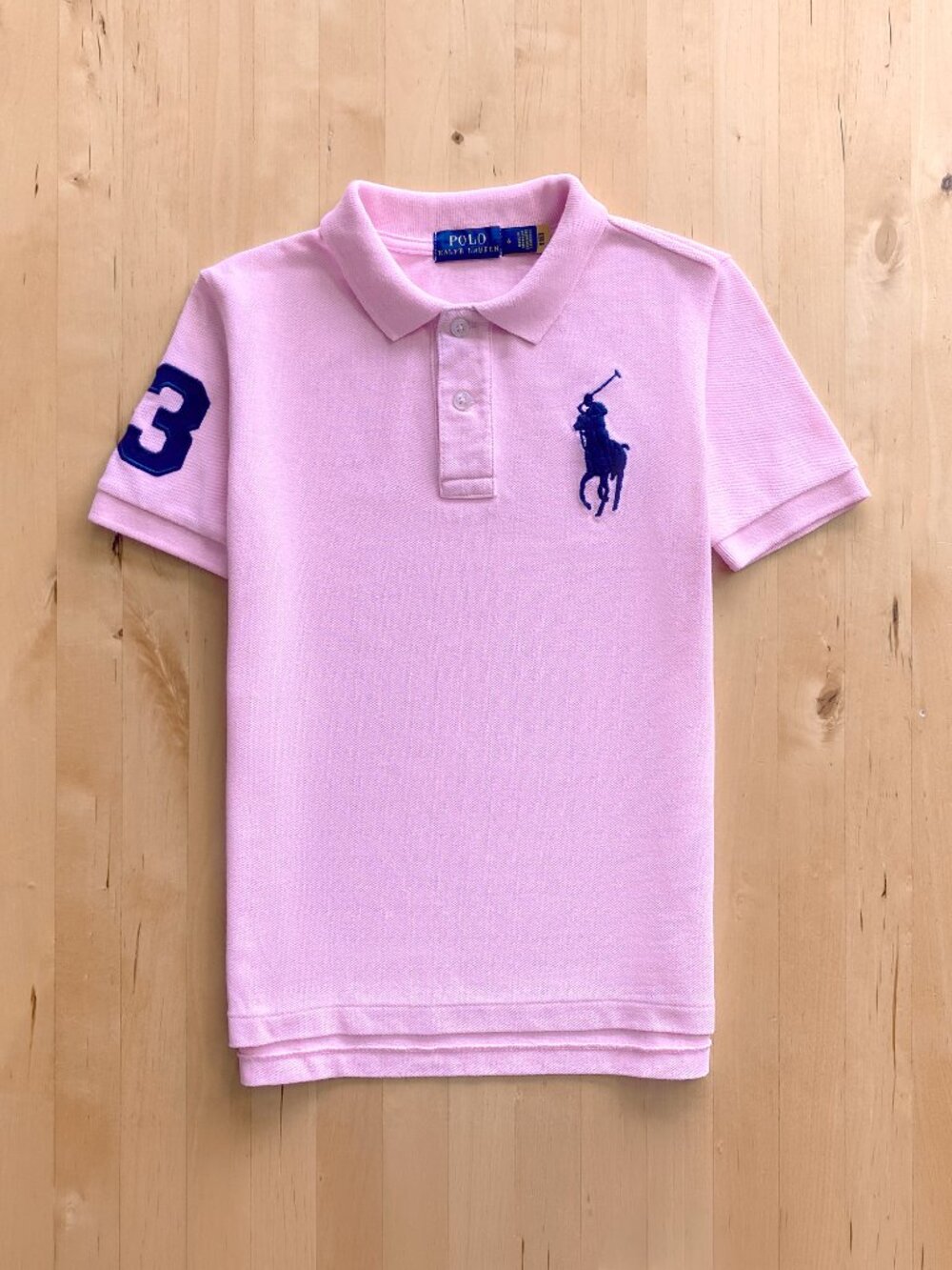 Polo Ralph Lauren Big Pony Cotton Mesh Polo Shirt Boy's 6